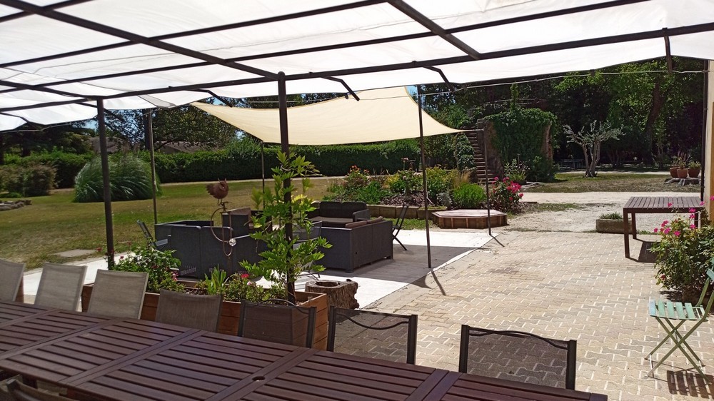 Gîte de Causeran terrasse