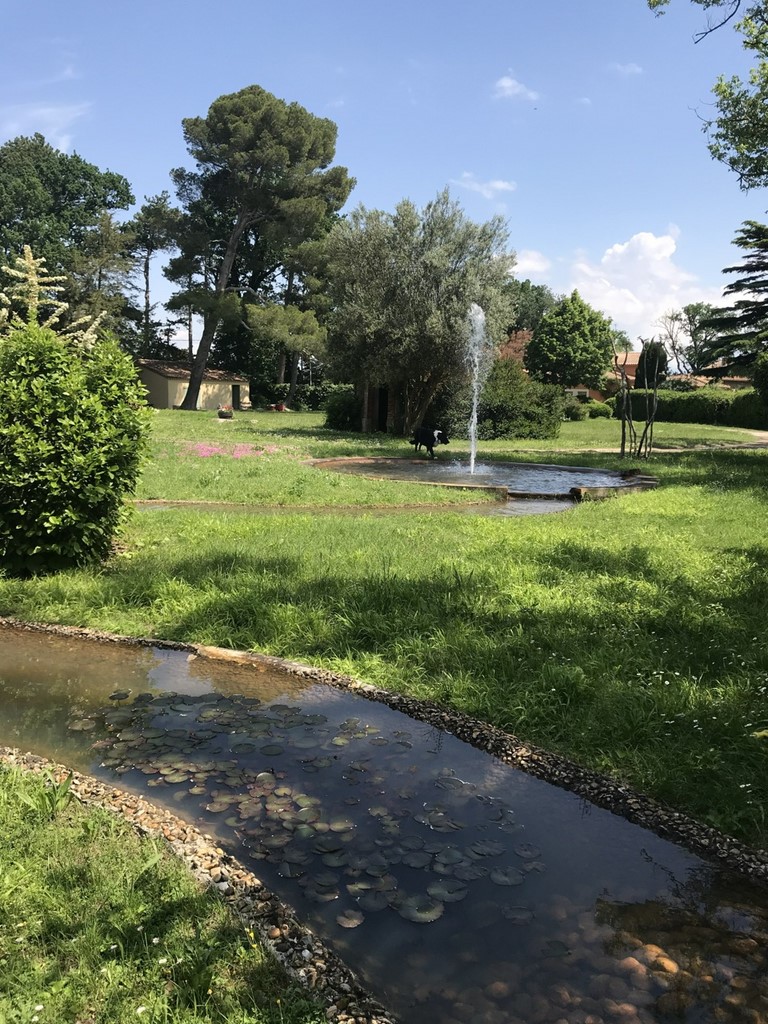 vue du jardin du Grand Causeran